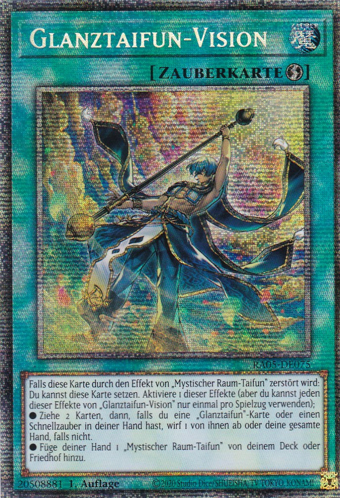 Glanztaifun-Vision - RA05-DE075 - Starlight Rare - Deutsch - Rarity Collection 5 - Yugioh