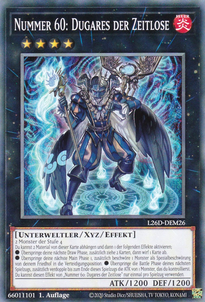 L26D-DEM26 - Nummer 60: Dugares der Zeitlose - Common - Deutsch - Legendary Modern Decks 2026 - Yu-Gi-Oh! - mit LMS Trading Fieldcenter Karte