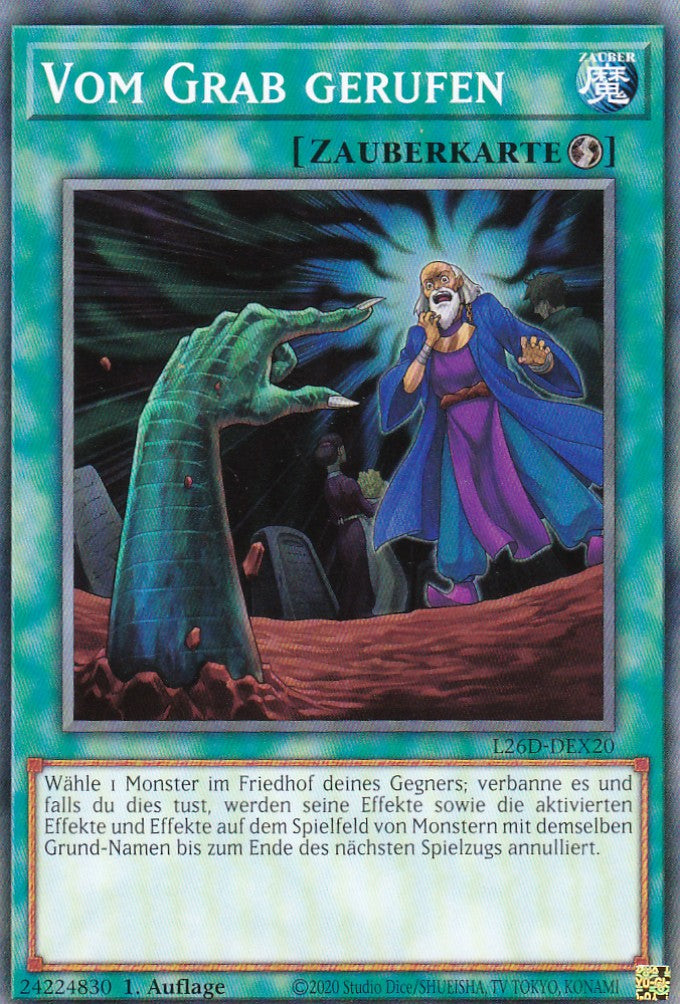 L26D-DEX20 - Vom Grab gerufen - Common - Deutsch - Legendary Modern Decks 2026 - Yu-Gi-Oh! - mit LMS Trading Fieldcenter Karte