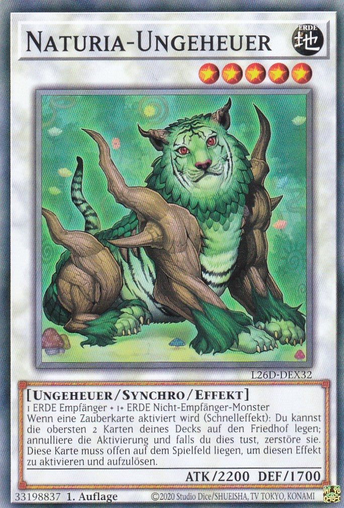 L26D-DEX32 - Naturia-Ungeheuer - Common - Deutsch - Legendary Modern Decks 2026 - Yu-Gi-Oh! - mit LMS Trading Fieldcenter Karte