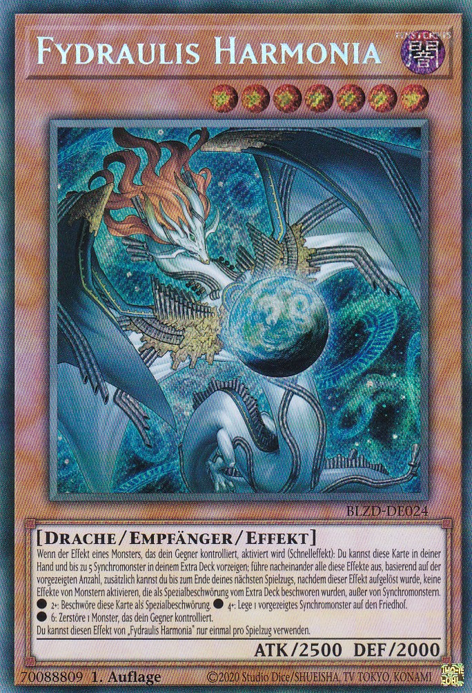 Fydraulis Harmonia - Secret Rare - Deutsch - BLZD-DE024 - 1. Auflage - Blazing Dominion - Yu-Gi-Oh!