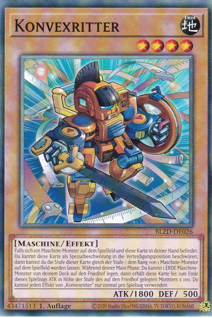 Konvexritter - Common - Deutsch - BLZD-DE026 - 1. Auflage - Blazing Dominion - Yu-Gi-Oh!