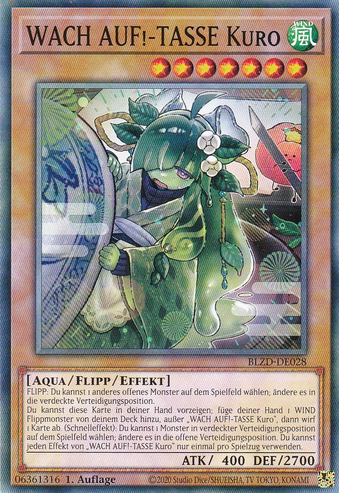 WACH AUF!-TASSE Kuro - Common - Deutsch - BLZD-DE028 - 1. Auflage - Blazing Dominion - Yu-Gi-Oh!