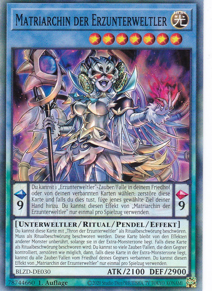 Matriarchin der Erzunterweltler - Common - Deutsch - BLZD-DE030 - 1. Auflage - Blazing Dominion - Yu-Gi-Oh!