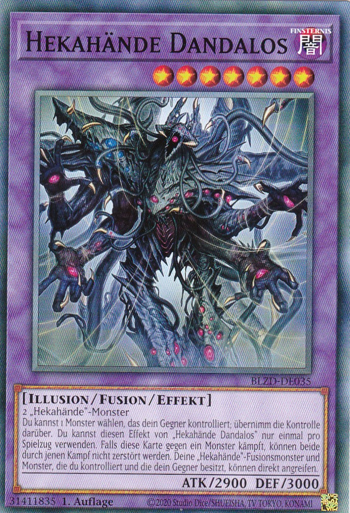 Hekahände Dandalos - Common - Deutsch - BLZD-DE035 - 1. Auflage - Blazing Dominion - Yu-Gi-Oh!