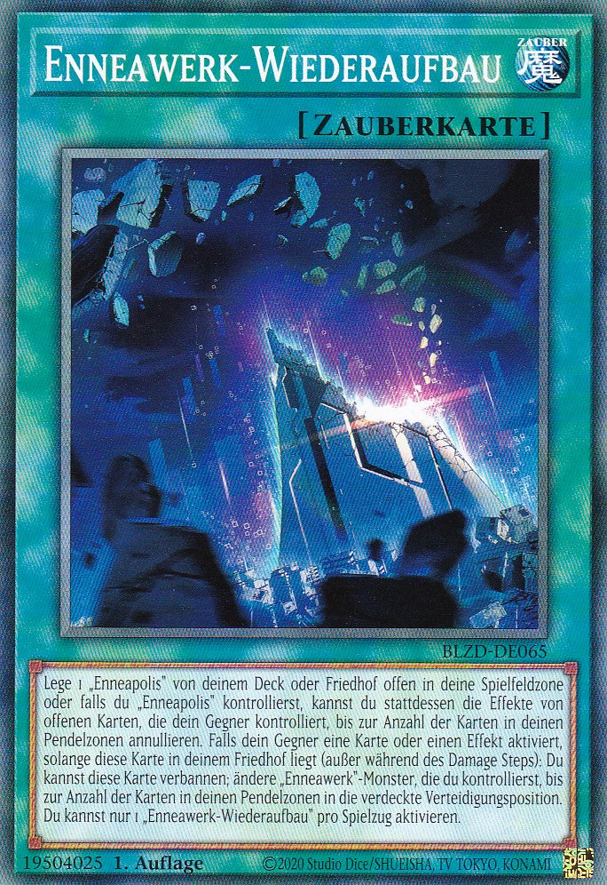 Enneawerk-Wiederaufbau - Common - Deutsch - BLZD-DE065 - 1. Auflage - Blazing Dominion - Yu-Gi-Oh!