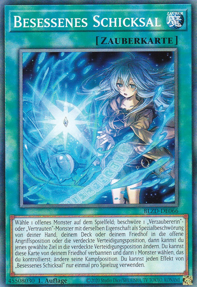 Besessenes Schicksal - Common - Deutsch - BLZD-DE066 - 1. Auflage - Blazing Dominion - Yu-Gi-Oh!