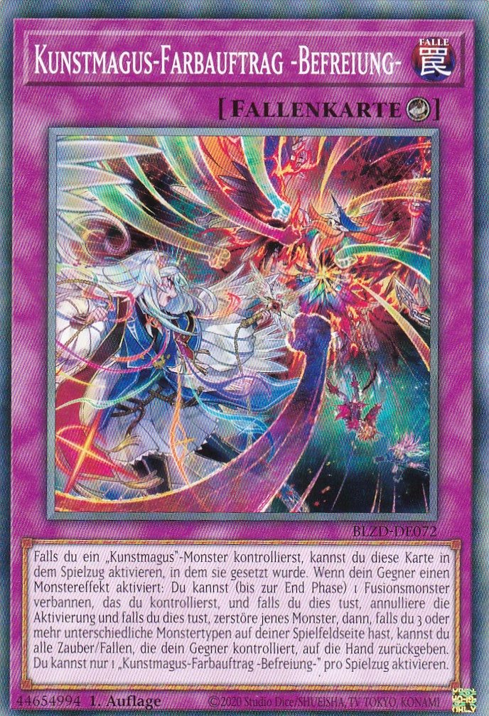 Kunstmagus-Farbauftrag -Befreiung- - Common - Deutsch - BLZD-DE072 - 1. Auflage - Blazing Dominion - Yu-Gi-Oh!