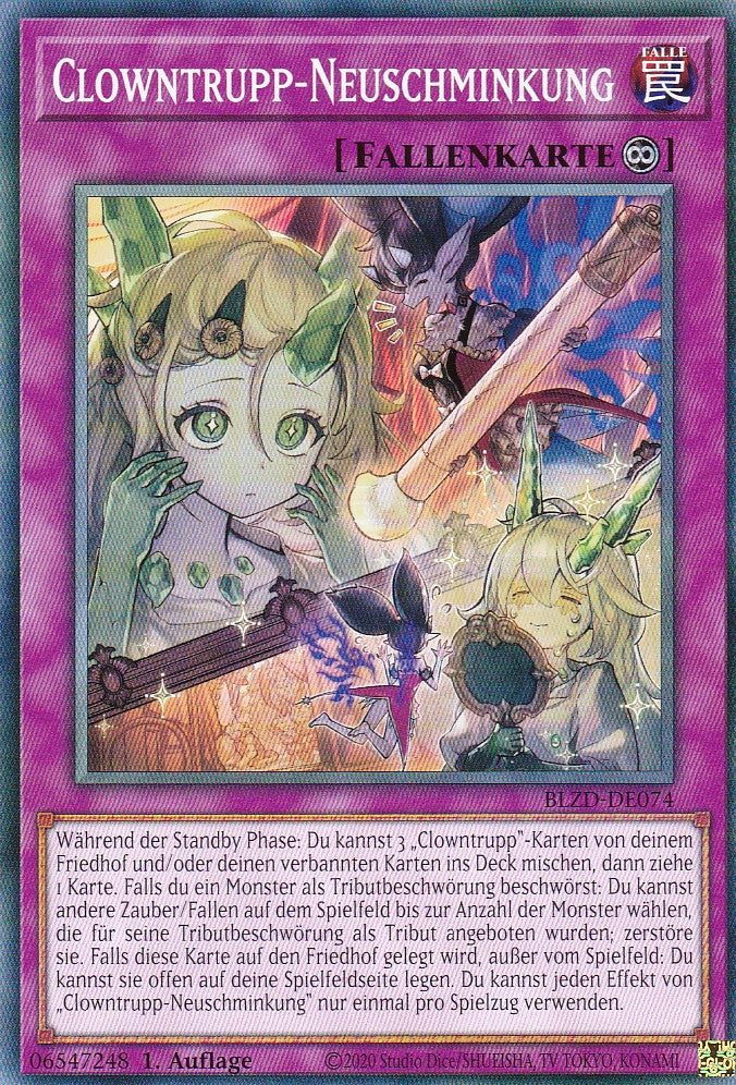 Clowntrupp-Neuschminkung - Common - Deutsch - BLZD-DE074 - 1. Auflage - Blazing Dominion - Yu-Gi-Oh!