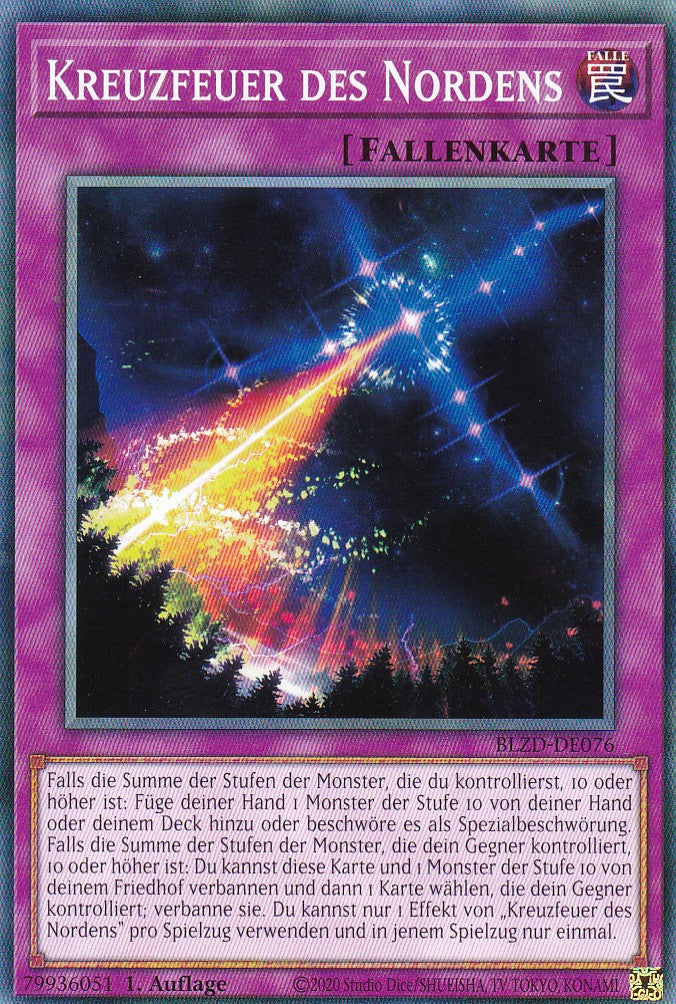 Kreuzfeuer des Nordens - Common - Deutsch - BLZD-DE076 - 1. Auflage - Blazing Dominion - Yu-Gi-Oh!