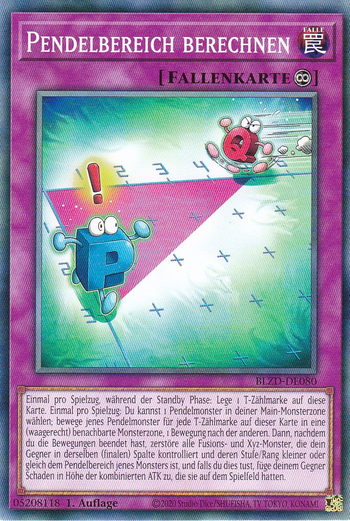 Pendelbereich berechnen - Common - Deutsch - BLZD-DE080 - 1. Auflage - Blazing Dominion - Yu-Gi-Oh!