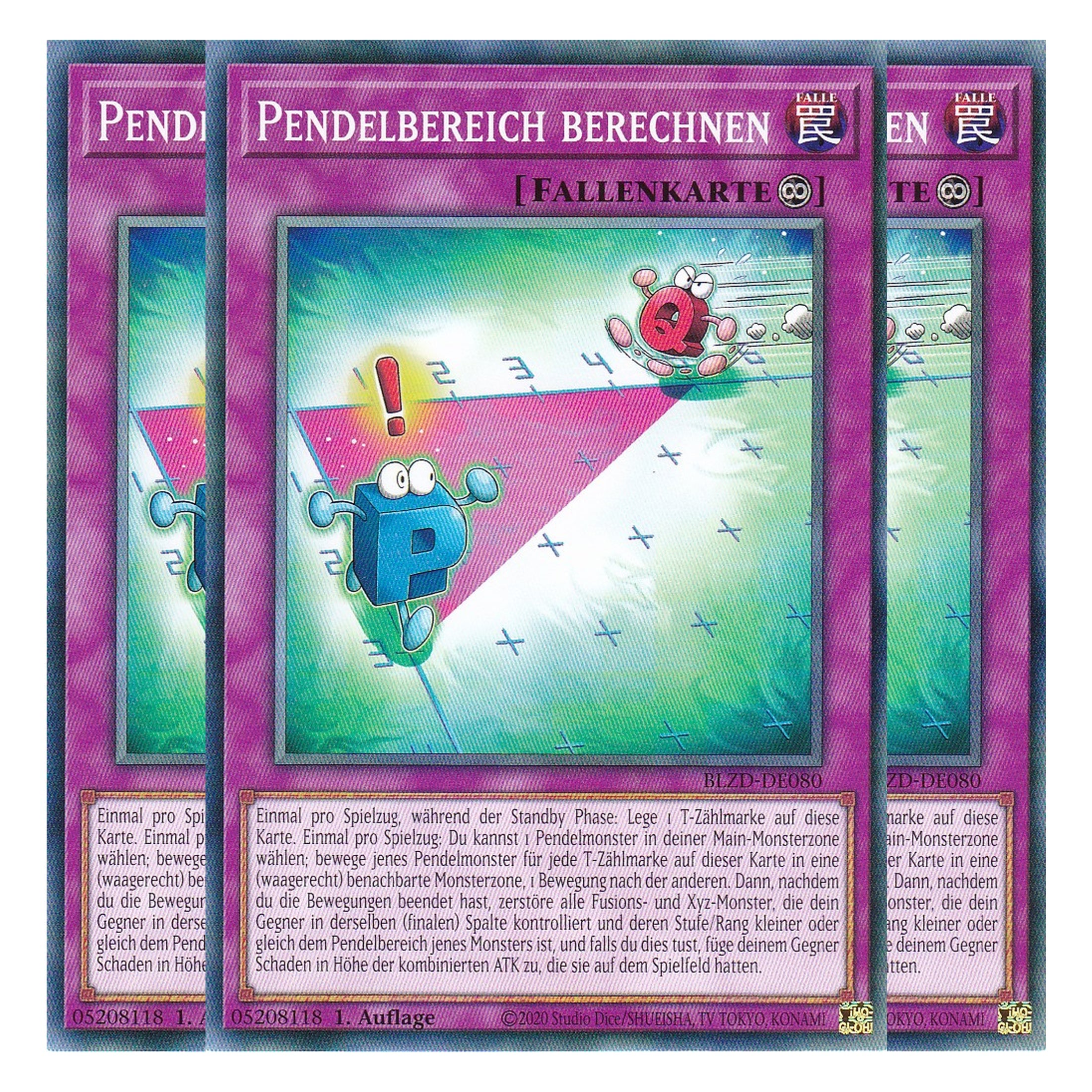 Pendelbereich berechnen - Common - Deutsch - BLZD-DE080 - 1. Auflage - Blazing Dominion - Playset (3 Kopien) - Yu-Gi-Oh!