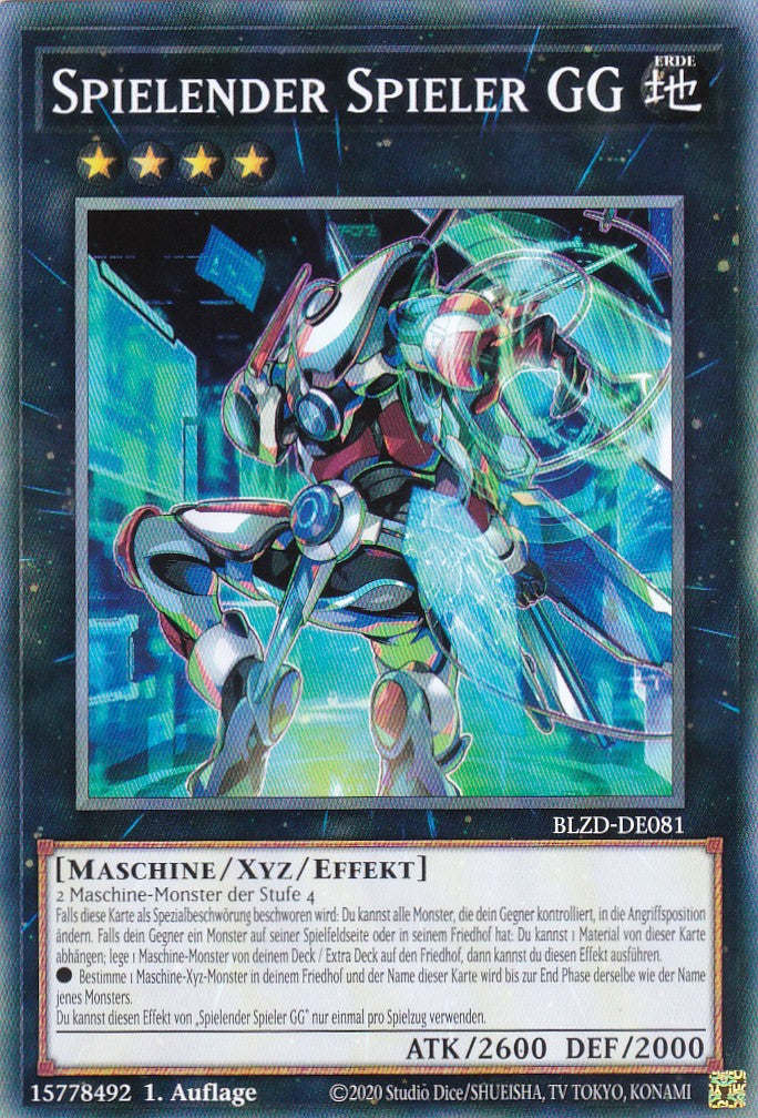 Spielender Spieler GG - Common - Deutsch - BLZD-DE081 - 1. Auflage - Blazing Dominion - Yu-Gi-Oh!