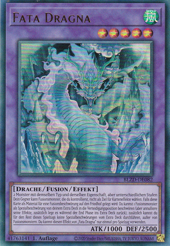 Fata Dragna - Ultra Rare - Deutsch - BLZD-DE082 - 1. Auflage - Blazing Dominion - Yu-Gi-Oh!