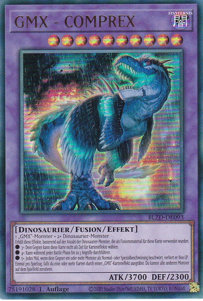 GMX - COMPREX - Ultra Rare - Deutsch - BLZD-DE093 - 1. Auflage - Blazing Dominion - Yu-Gi-Oh!