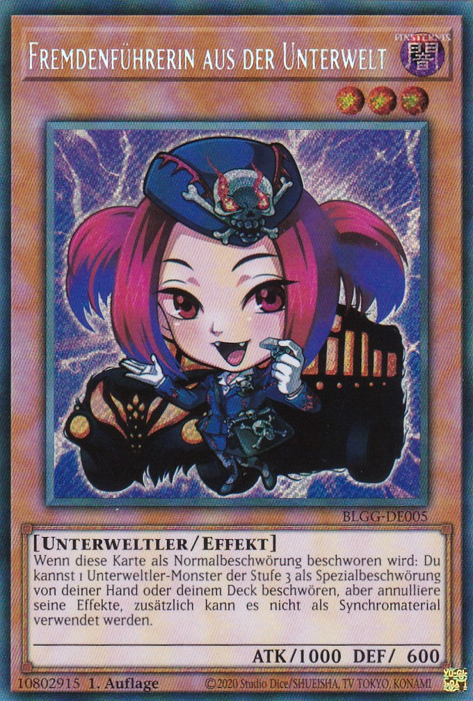 Fremdenführerin aus der Unterwelt - BLGG-DE005 - Secret Rare - Deutsch - 1. Auflage - Battles of Legend: Glorious Gallery - Yu-Gi-Oh!