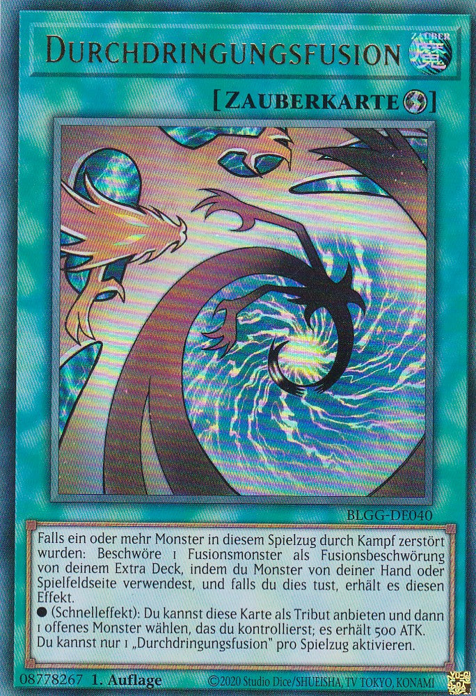 Durchdringungsfusion - BLGG-DE040 - Ultra Rare - Deutsch - 1. Auflage - Battles of Legend: Glorious Gallery - Yu-Gi-Oh!