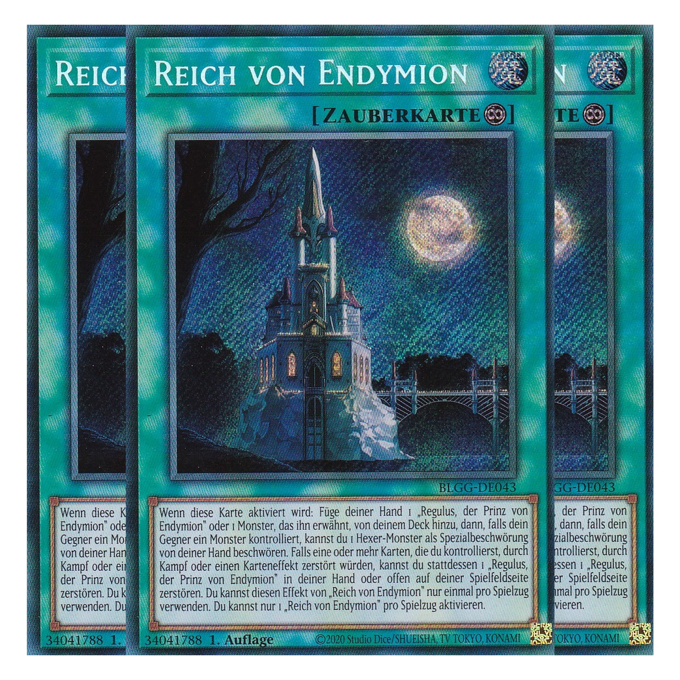 Reich von Endymion - BLGG-DE043 - Secret Rare - Deutsch - 1. Auflage - Battles of Legend: Glorious Gallery - Yu-Gi-Oh! - Playset (3 Kopien)