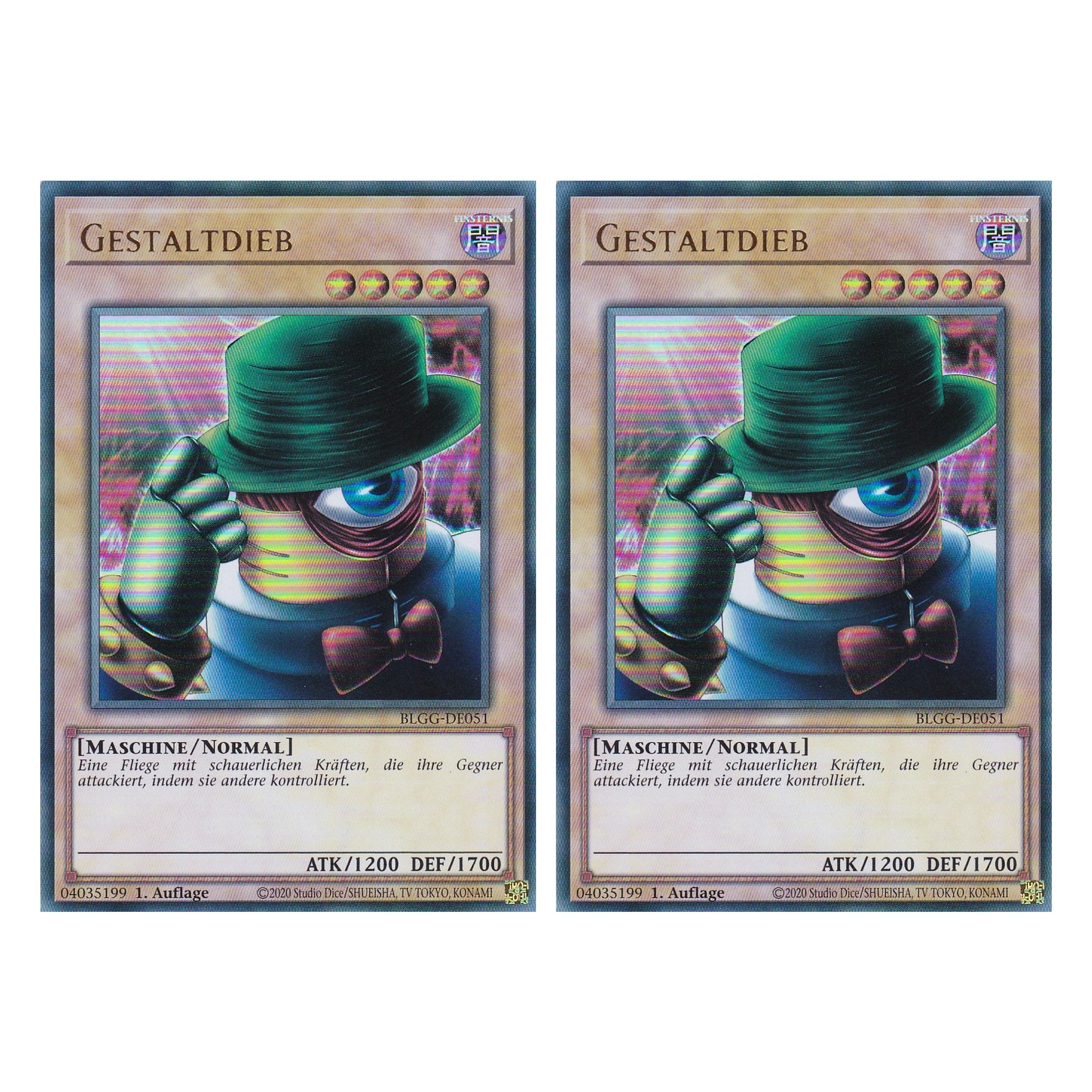 Gestaltdieb - BLGG-DE051 - Ultra Rare - Deutsch - 1. Auflage - Battles of Legend: Glorious Gallery - Yu-Gi-Oh! - Duo Set (2 Stück)
