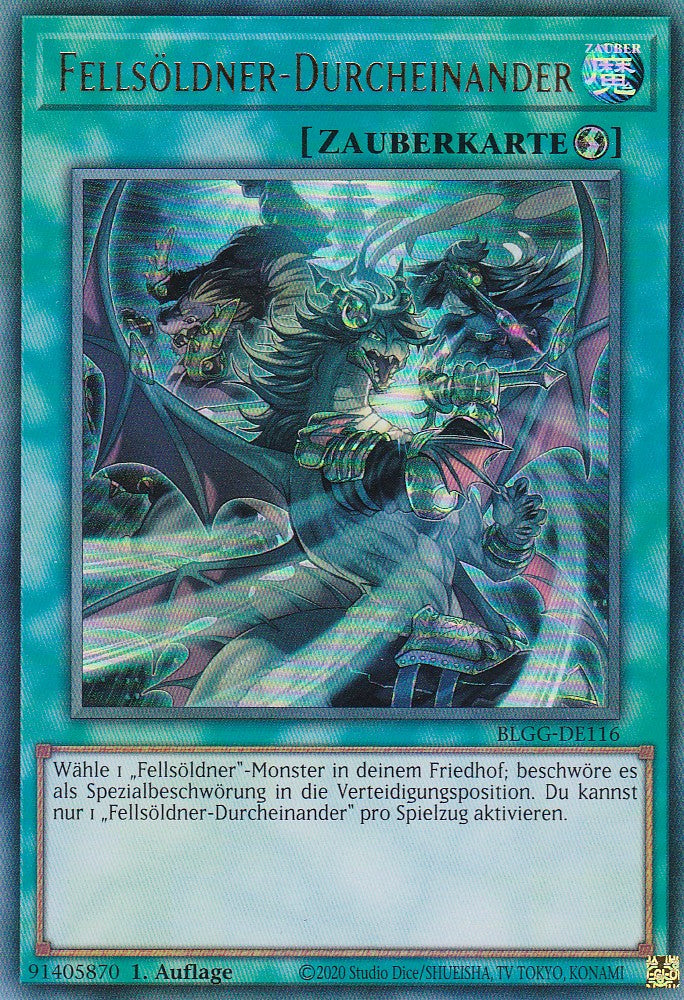 Fellsöldner-Durcheinander - BLGG-DE116 - Ultra Rare - Deutsch - 1. Auflage - Battles of Legend: Glorious Gallery - Yu-Gi-Oh!
