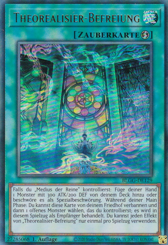 Theorealisier-Befreiung - BLGG-DE129 - Ultra Rare - Deutsch - 1. Auflage - Battles of Legend: Glorious Gallery - Yu-Gi-Oh!