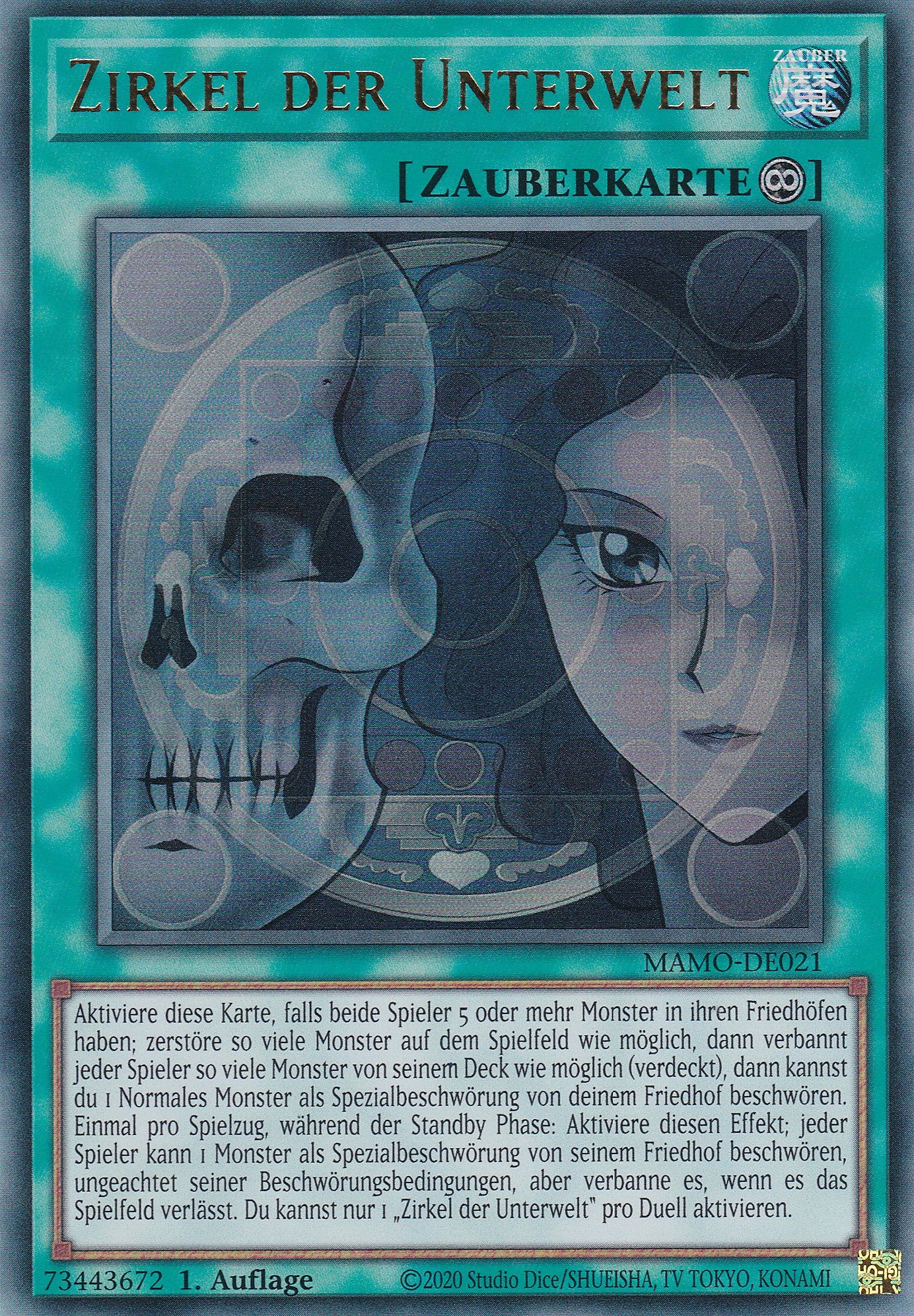 MAMO-DE021 - Zirkel der Unterwelt - Ultra Rare - Deutsch - 1. Auflage - Magnificent Monsters - Yu-Gi-Oh!
