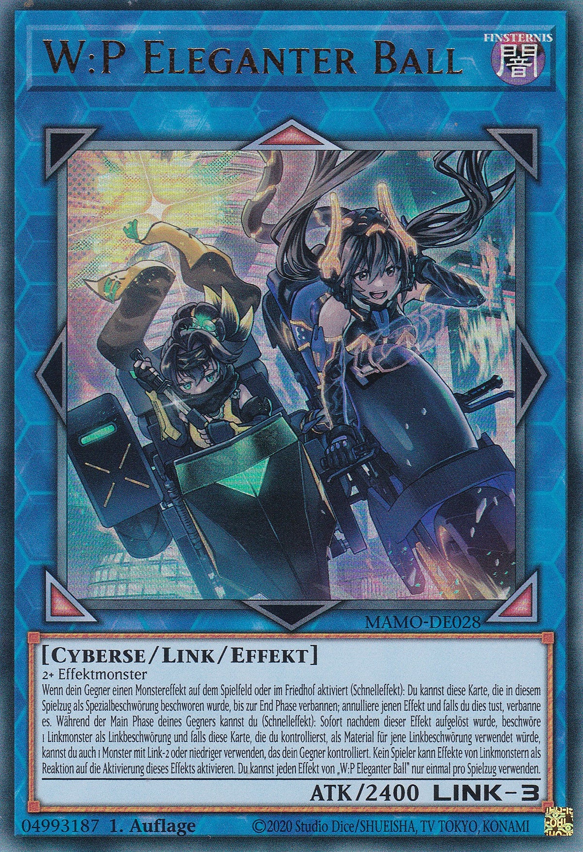 MAMO-DE028 - W:P Eleganter Ball - Ultra Rare - Deutsch - 1. Auflage - Magnificent Monsters - Yu-Gi-Oh!