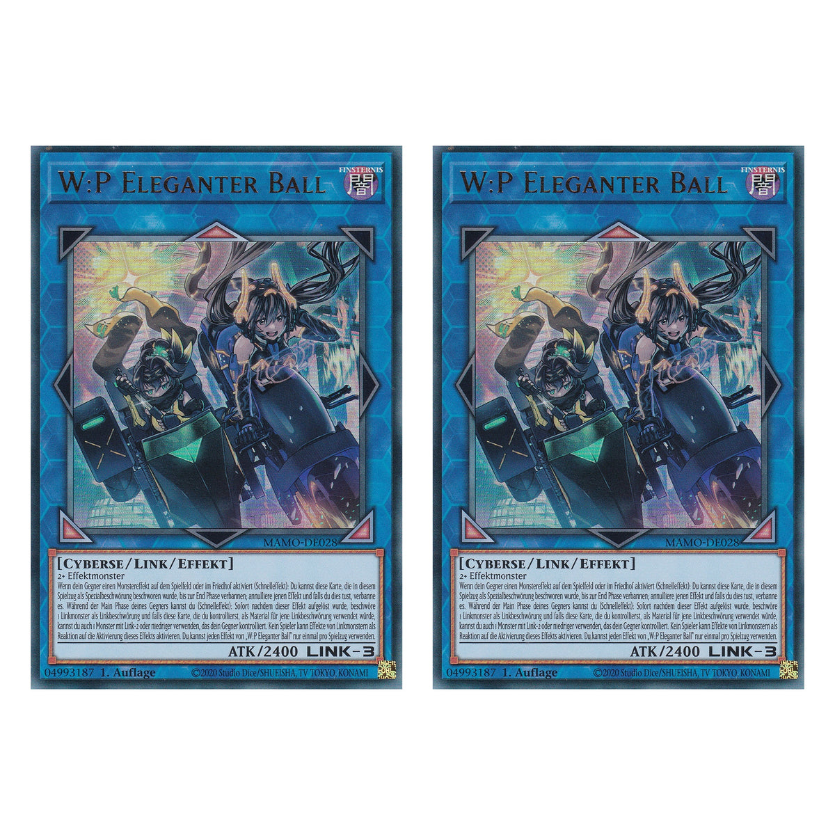 MAMO-DE028 - W:P Eleganter Ball - Ultra Rare - Deutsch - 1. Auflage - Magnificent Monsters - Duo Set (2 Stück) - Yu-Gi-Oh!