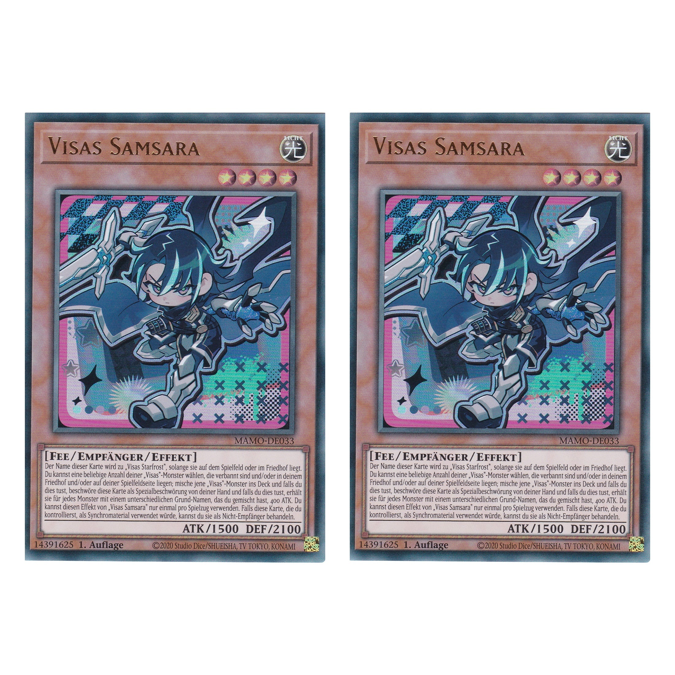 MAMO-DE033 - Visas Samsara - Ultra Rare - Deutsch - 1. Auflage - Magnificent Monsters - Duo Set (2 Stück) - Yu-Gi-Oh!