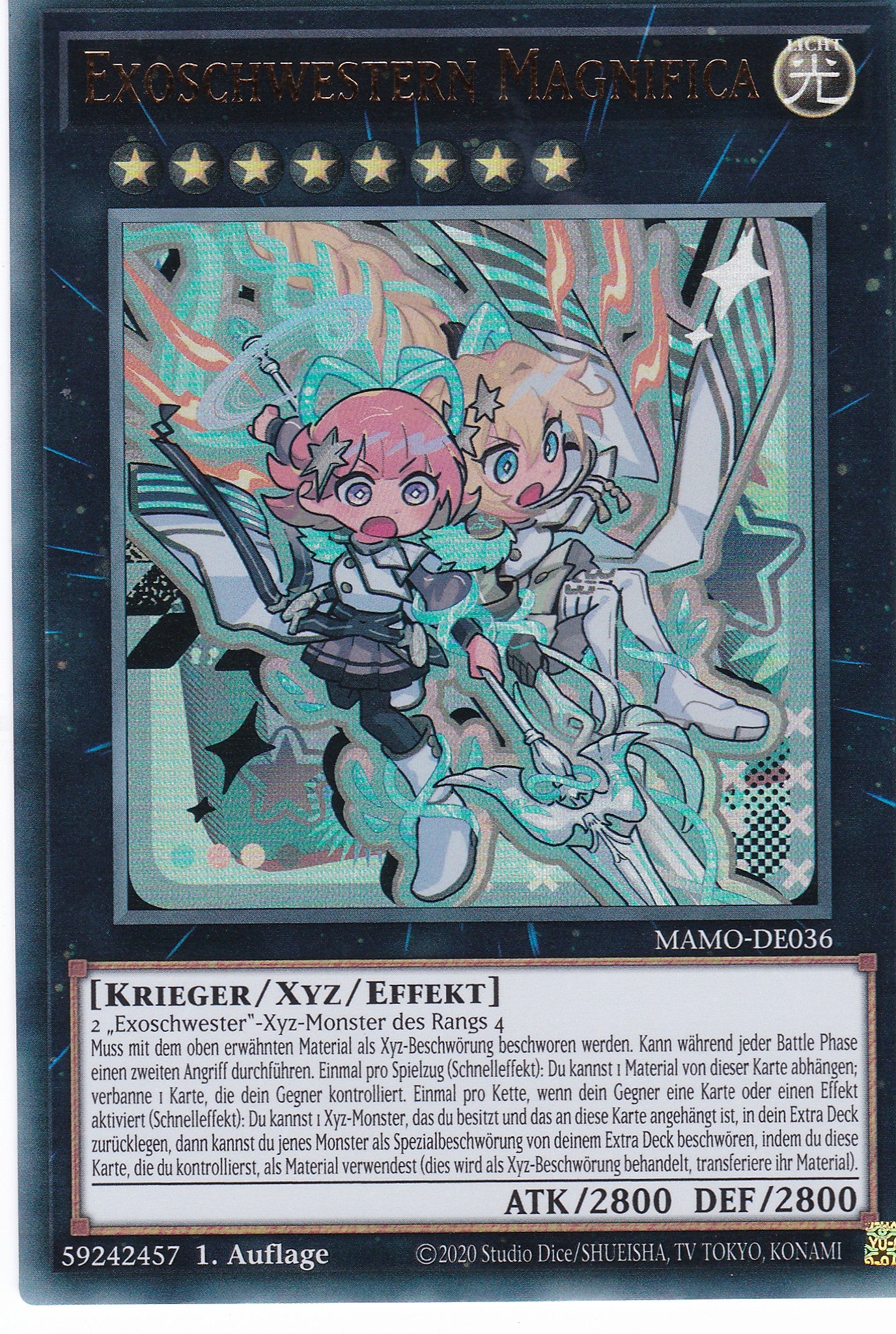 MAMO-DE036 - Exoschwestern Magnifica - Ultra Rare - Deutsch - 1. Auflage - Magnificent Monsters - Yu-Gi-Oh!