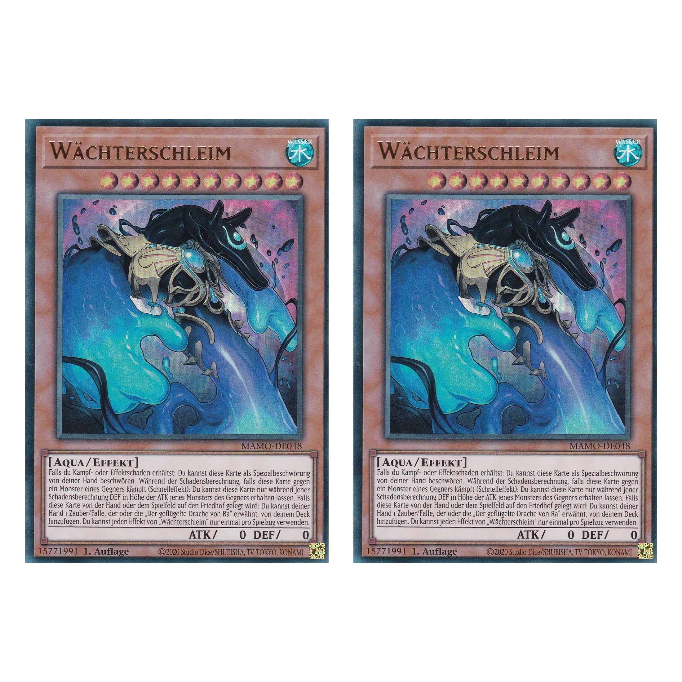 MAMO-DE048 - Wächterschleim - Ultra Rare - Deutsch - 1. Auflage - Magnificent Monsters - Duo Set (2 Stück) - Yu-Gi-Oh!