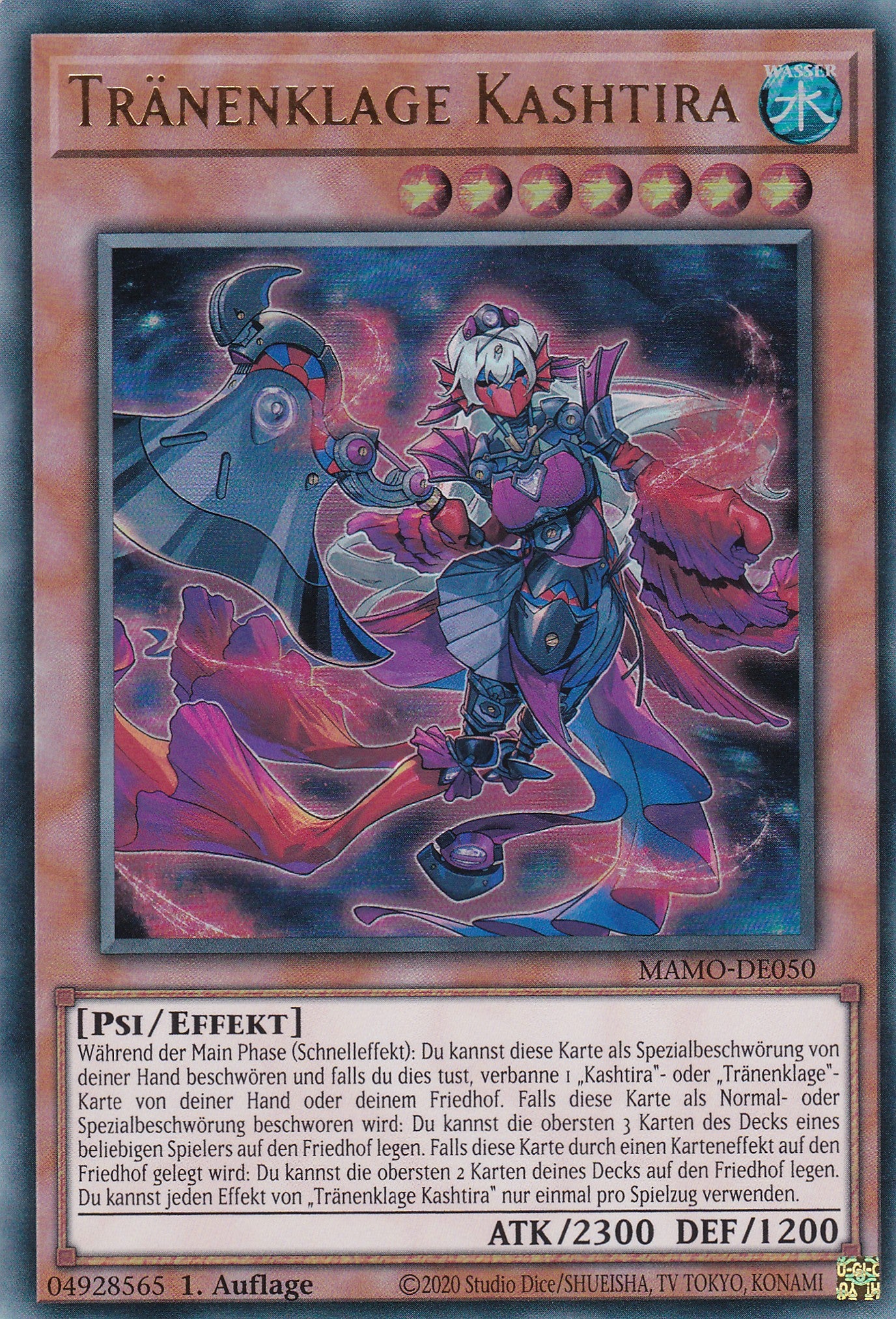 MAMO-DE050 - Tränenklage Kashtira - Ultra Rare - Deutsch - 1. Auflage - Magnificent Monsters - Yu-Gi-Oh!
