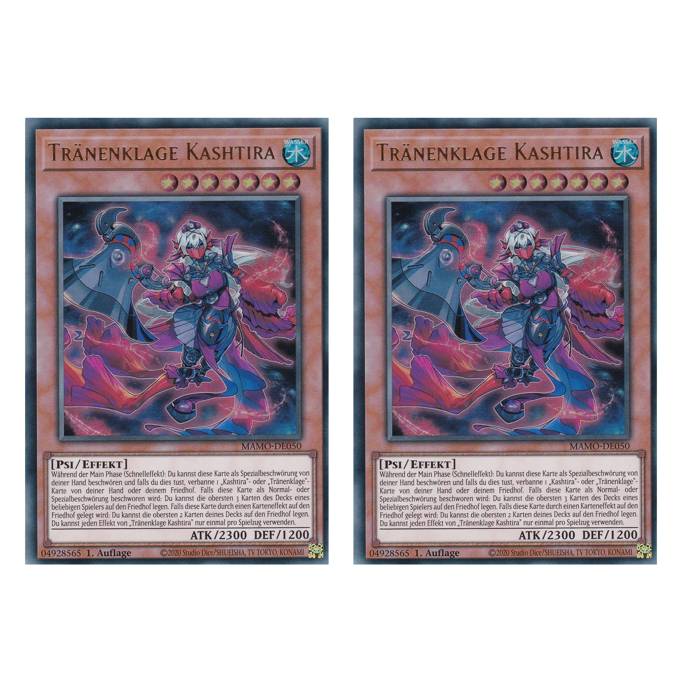 MAMO-DE050 - Tränenklage Kashtira - Ultra Rare - Deutsch - 1. Auflage - Magnificent Monsters - Duo Set (2 Stück) - Yu-Gi-Oh!
