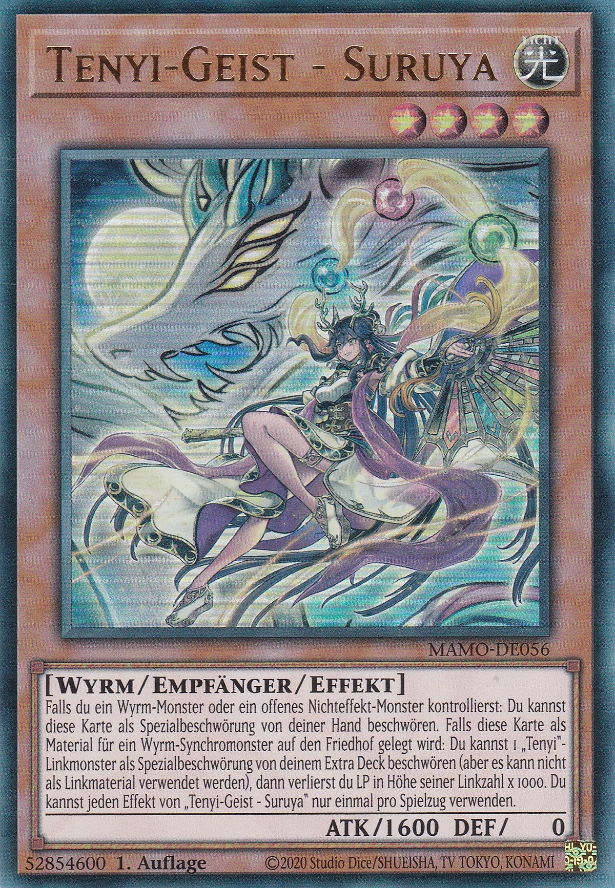 MAMO-DE056 - Tenyi-Geist - Suruya - Ultra Rare - Deutsch - 1. Auflage - Magnificent Monsters - Yu-Gi-Oh!