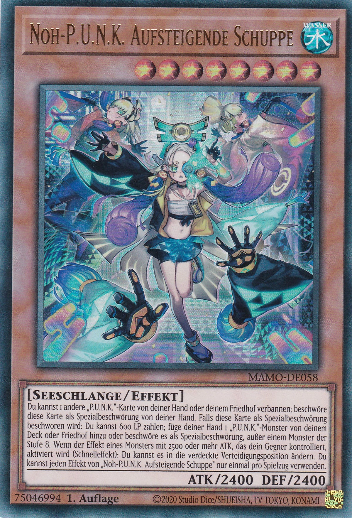 MAMO-DE058 - Noh-P.U.N.K. Aufsteigende Schuppe - Ultra Rare - Deutsch - 1. Auflage - Magnificent Monsters - Yu-Gi-Oh!