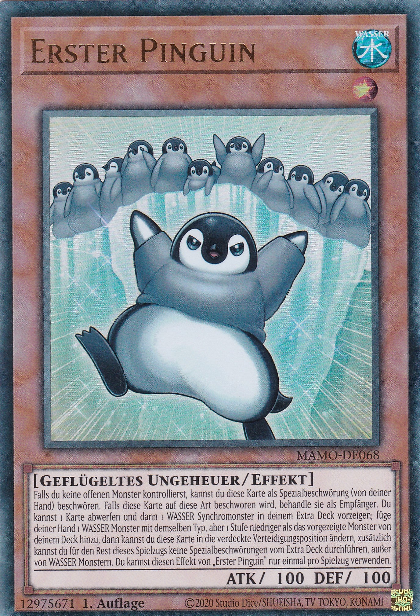 MAMO-DE068 - Erster Pinguin - Ultra Rare - Deutsch - 1. Auflage - Magnificent Monsters - Yu-Gi-Oh!