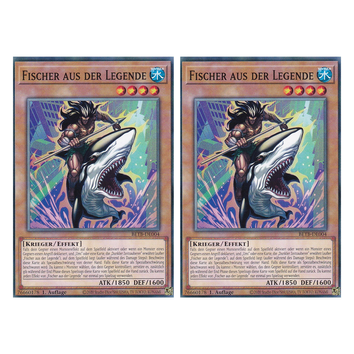 BETB-DE004 - Fischer aus der Legende - Common - Deutsch - 1. Auflage - Beyond the Brave - Duo Set (2 Stück) - Yu-Gi-Oh!