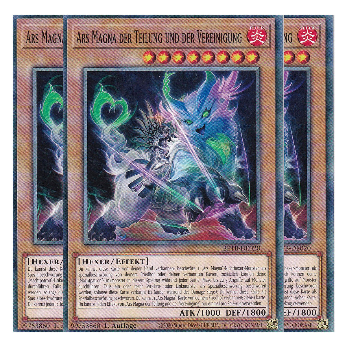 BETB-DE020 - Ars Magna der Teilung und der Vereinigung - Common - Deutsch - 1. Auflage - Beyond the Brave - Playset (3 Kopien) - Yu-Gi-Oh!