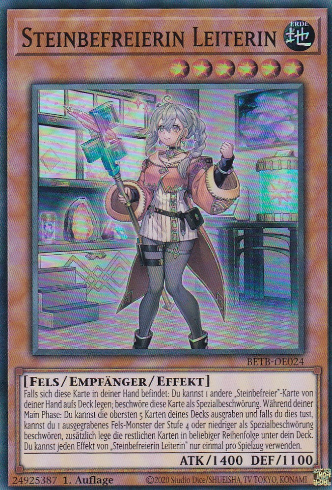 BETB-DE024 - Steinbefreierin Leiterin - Super Rare - Deutsch - 1. Auflage - Beyond the Brave - Yu-Gi-Oh!