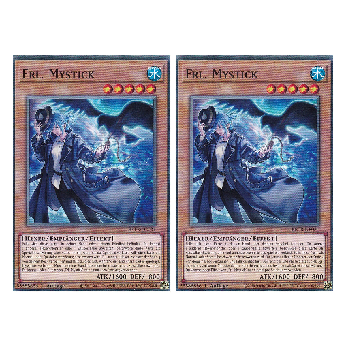 BETB-DE031 - Frl. Mystick - Common - Deutsch - 1. Auflage - Beyond the Brave - Duo Set (2 Stück) - Yu-Gi-Oh!