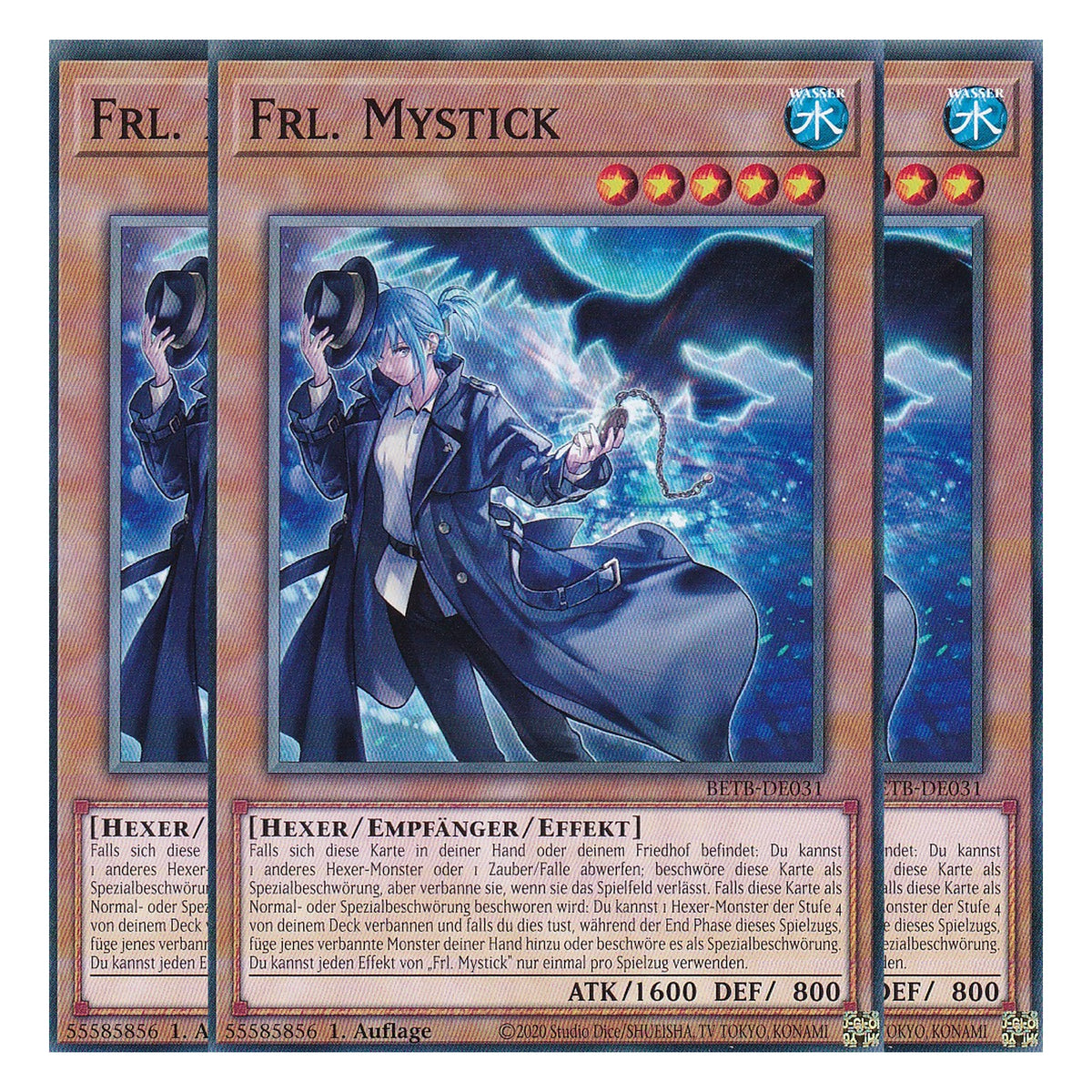 BETB-DE031 - Frl. Mystick - Common - Deutsch - 1. Auflage - Beyond the Brave - Playset (3 Kopien) - Yu-Gi-Oh!