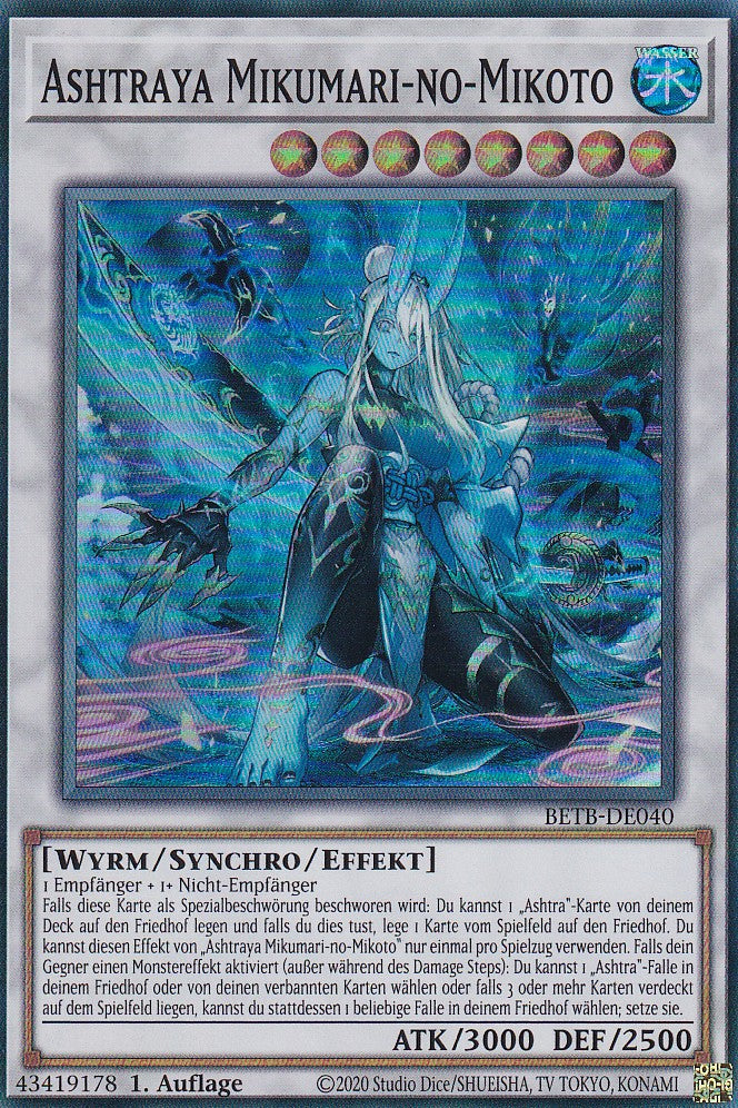 BETB-DE040 - Ashtraya Mikumari-no-Mikoto - Super Rare - Deutsch - 1. Auflage - Beyond the Brave - Yu-Gi-Oh!