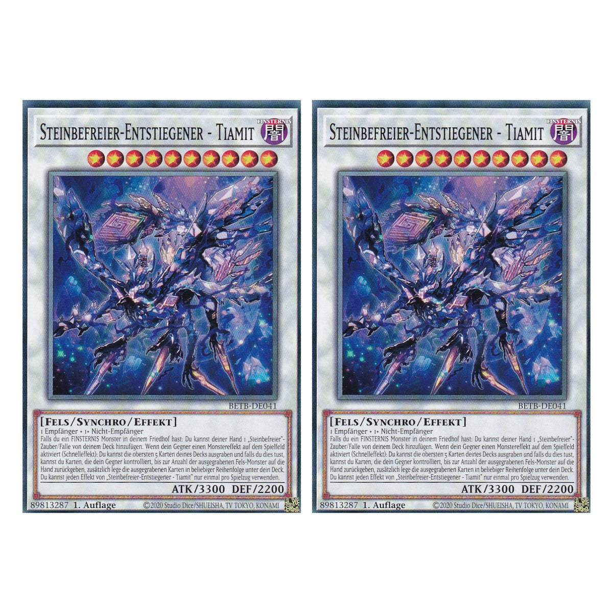 BETB-DE041 - Steinbefreier-Entstiegener - Tiamit - Common - Deutsch - 1. Auflage - Beyond the Brave - Duo Set (2 Stück) - Yu-Gi-Oh!
