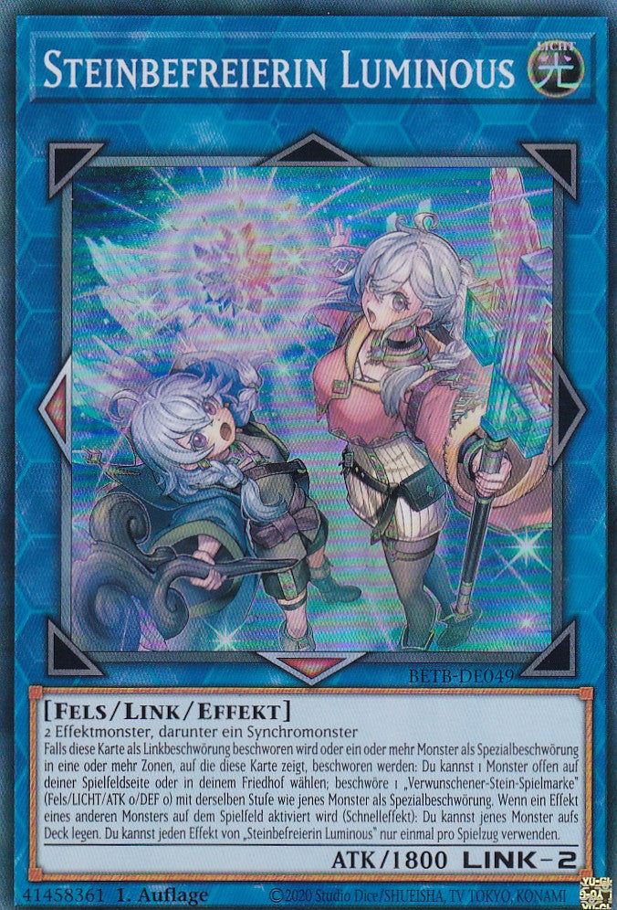 BETB-DE049 - Steinbefreierin Luminous - Super Rare - Deutsch - 1. Auflage - Beyond the Brave - Yu-Gi-Oh!