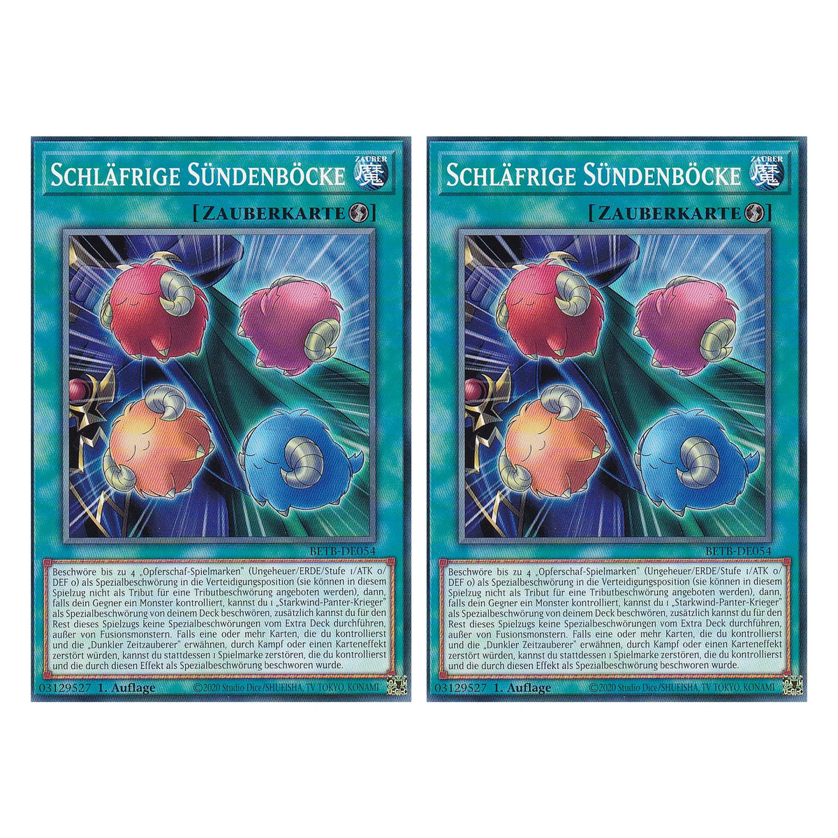 BETB-DE054 - Schläfrige Sündenböcke - Common - Deutsch - 1. Auflage - Beyond the Brave - Duo Set (2 Stück) - Yu-Gi-Oh!