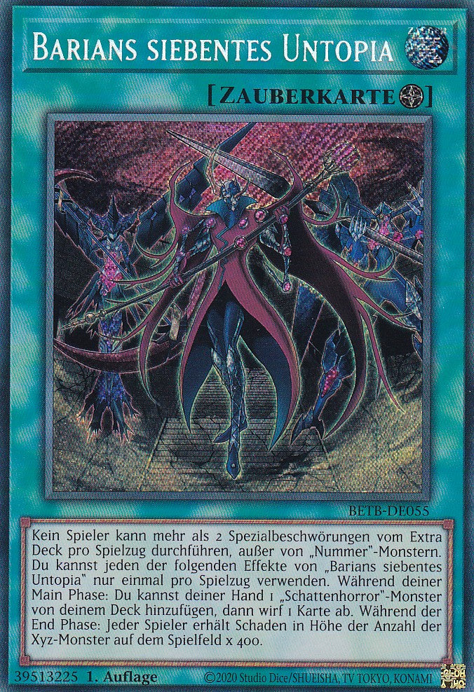 BETB-DE055 - Barians siebentes Untopia - Secret Rare - Deutsch - 1. Auflage - Beyond the Brave - Yu-Gi-Oh!