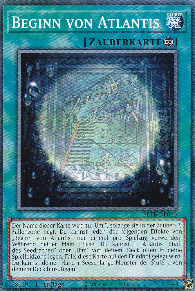 BETB-DE060 - Beginn von Atlantis - Common - Deutsch - 1. Auflage - Beyond the Brave - Yu-Gi-Oh!