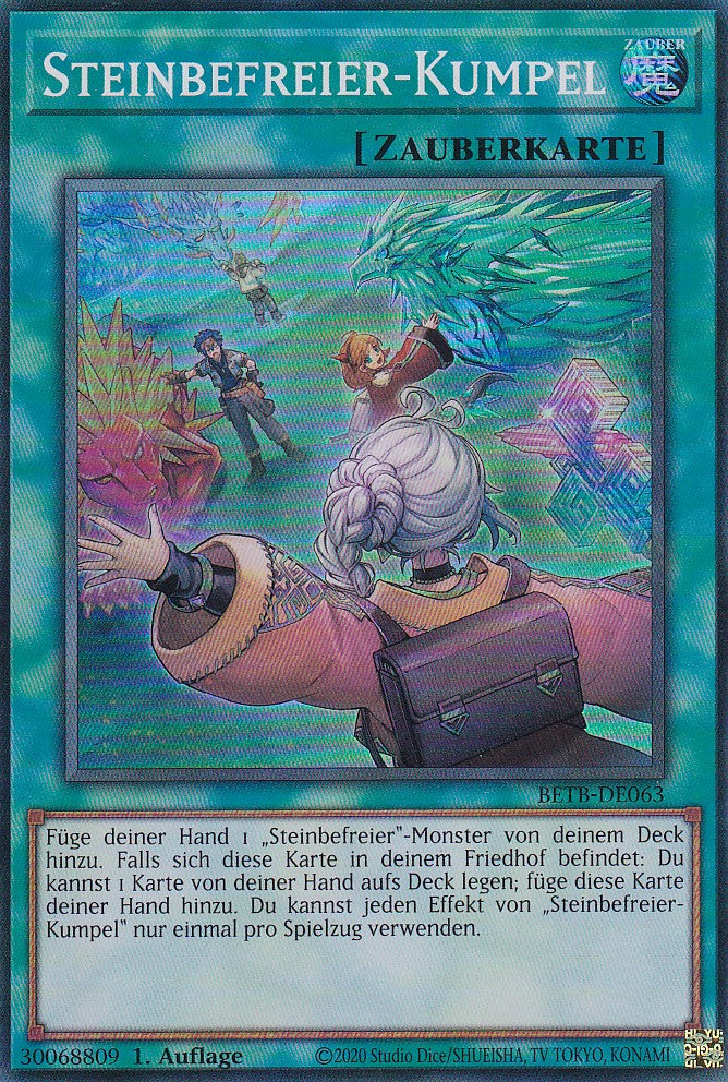 BETB-DE063 - Steinbefreier-Kumpel - Super Rare - Deutsch - 1. Auflage - Beyond the Brave - Yu-Gi-Oh!