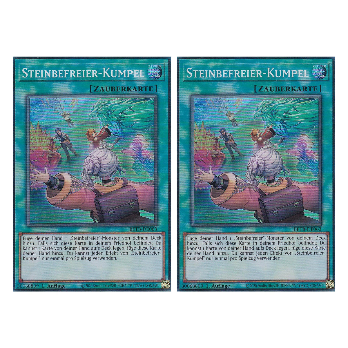 BETB-DE063 - Steinbefreier-Kumpel - Super Rare - Deutsch - 1. Auflage - Beyond the Brave - Duo Set (2 Stück) - Yu-Gi-Oh!