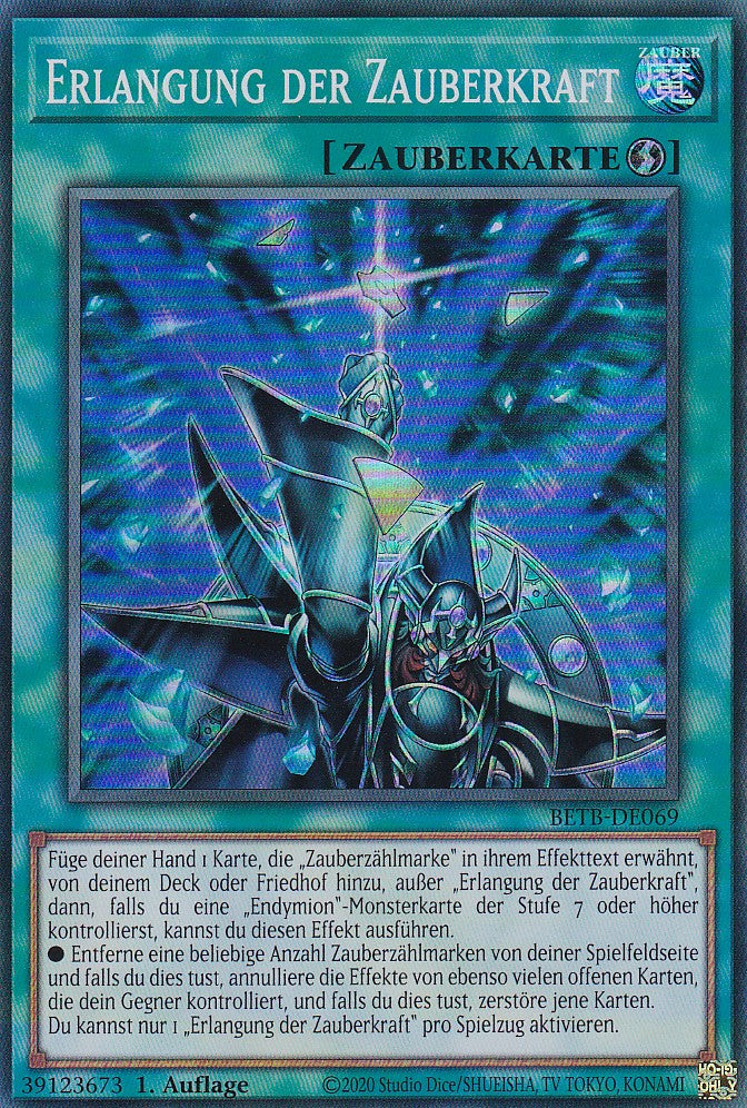 BETB-DE069 - Erlangung der Zauberkraft - Super Rare - Deutsch - 1. Auflage - Beyond the Brave - Yu-Gi-Oh!